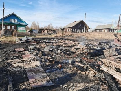 В Подосиновском районе проводится проверка по факту пожара, в результате которого погиб мужчина